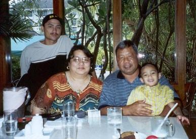 John, my mom, my dad, and John David