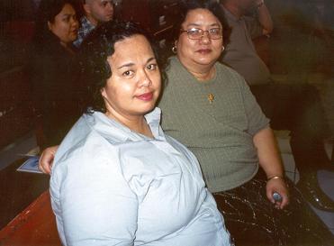 My mom and cousin, Cel Muna
